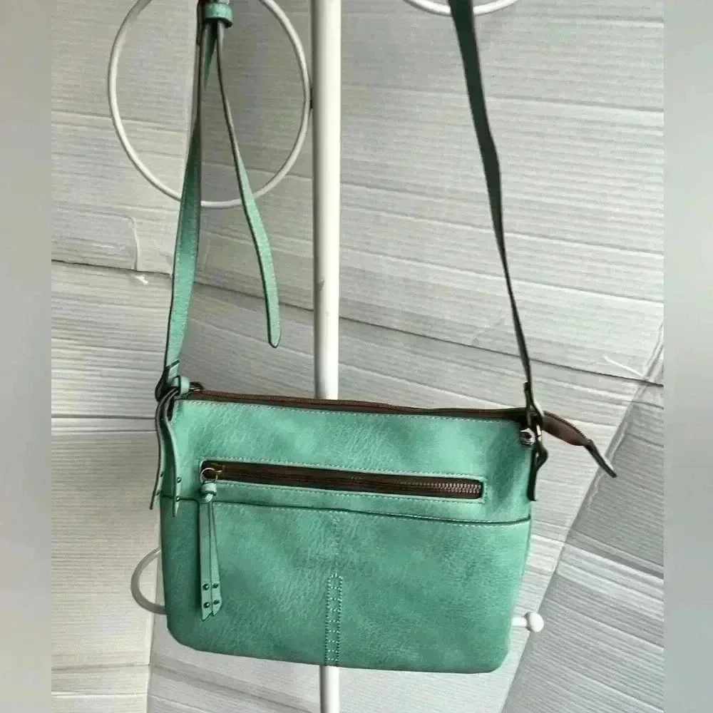 Sadie Vegan Leather Crossbody Bag